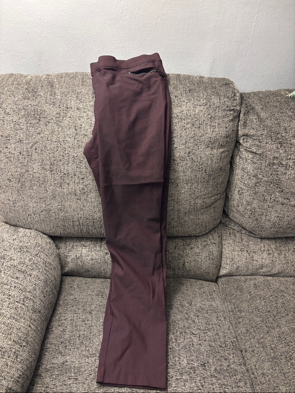 89th & Madison Burgundy Track Joggers